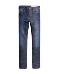 h&m blue pants